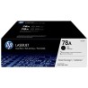 HP 78A Noir Pack 2 Toners Laser Originaux - CE278AF